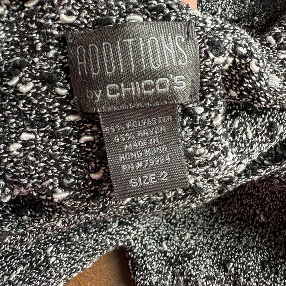 Additions by Chicos Women's 2, US L Boho Chic V Neck Lightweight Knit Sweater - Picture 5 of 7